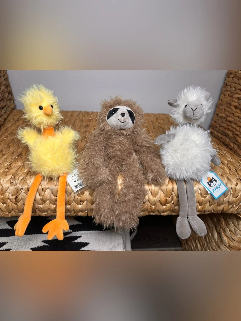 Jellycat Bon Bon Bundle of 3 / All BNWT / Retired / Rare & HTF